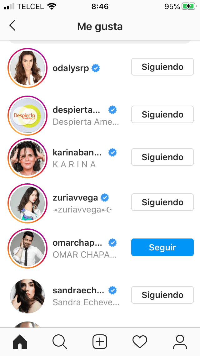 La publicación de este miércoles también 
<b><a href="https://www.univision.com/famosos/son-miles-y-quieren-lo-mismo-aislinn-derbez-y-mauricio-ochmann-reciben-apoyo-sin-precedentes-al-anunciar-su-separacion-fotos" target="_blank">generó reacciones de 'me gusta' </a></b>por parte de algunos famosos como las presentadoras Karina Banda y Odalys Ramírez, el actor Omar Chaparro y la actriz Zuria Vega. Entre ellos destacó el 'like' de 
<b><a href="https://www.univision.com/shows/la-usurpadora/conoce-quien-es-quien-en-la-nueva-version-de-la-usurpadora-fotos" target="_blank">Sandra Echeverría. </a></b>
<br>