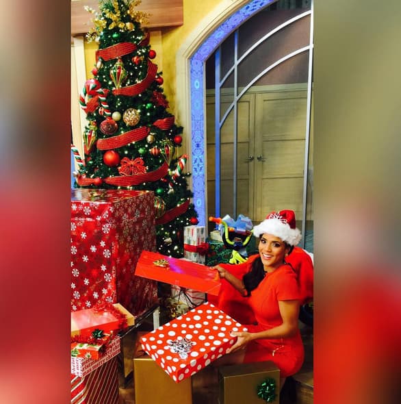 Francisca Lachapel: "Llegó la nochebuena!!! Ya casi es Navidad!! Qué rico!!". (Diciembre 24, 2015)