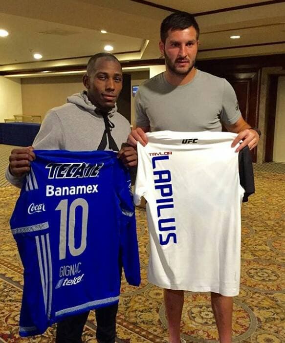 Gignac convivió con gladiadores de UFC