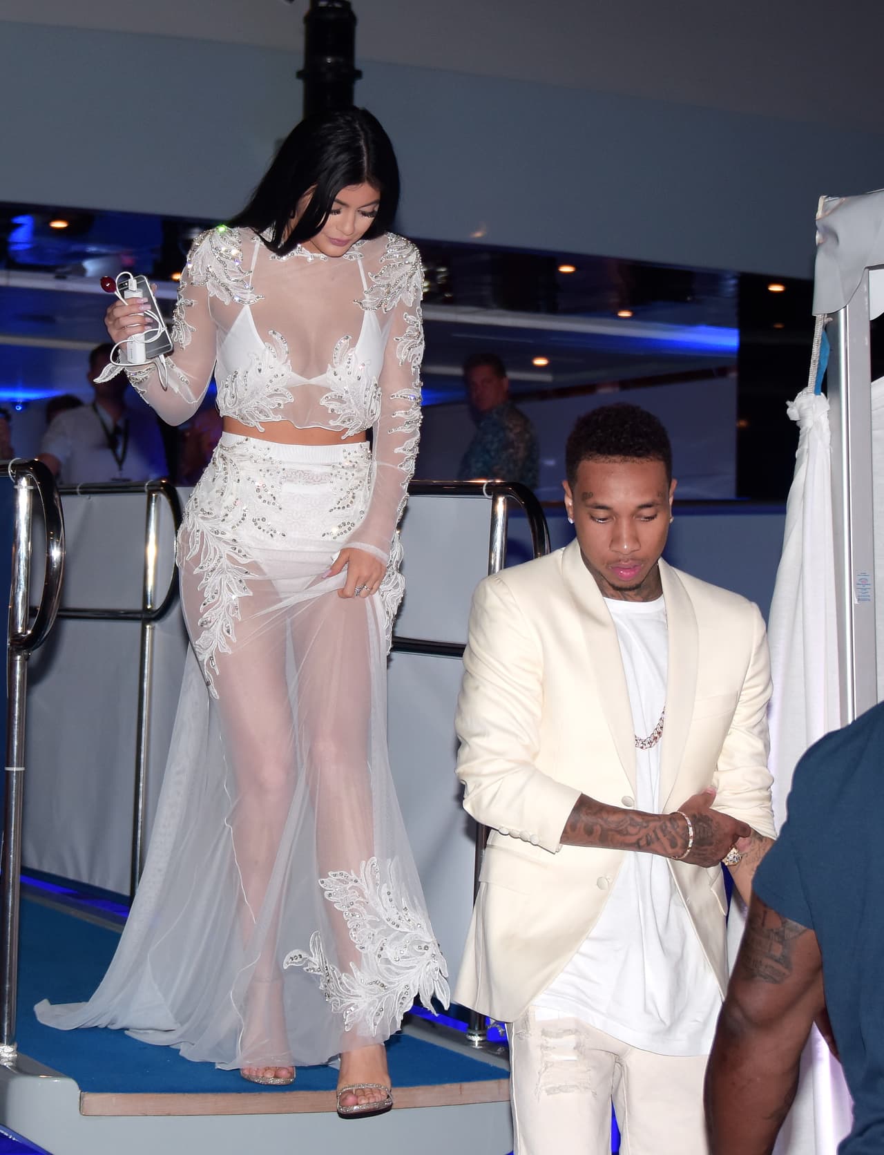 Así llegó a la fiesta de yate de MailOnline en Cannes.