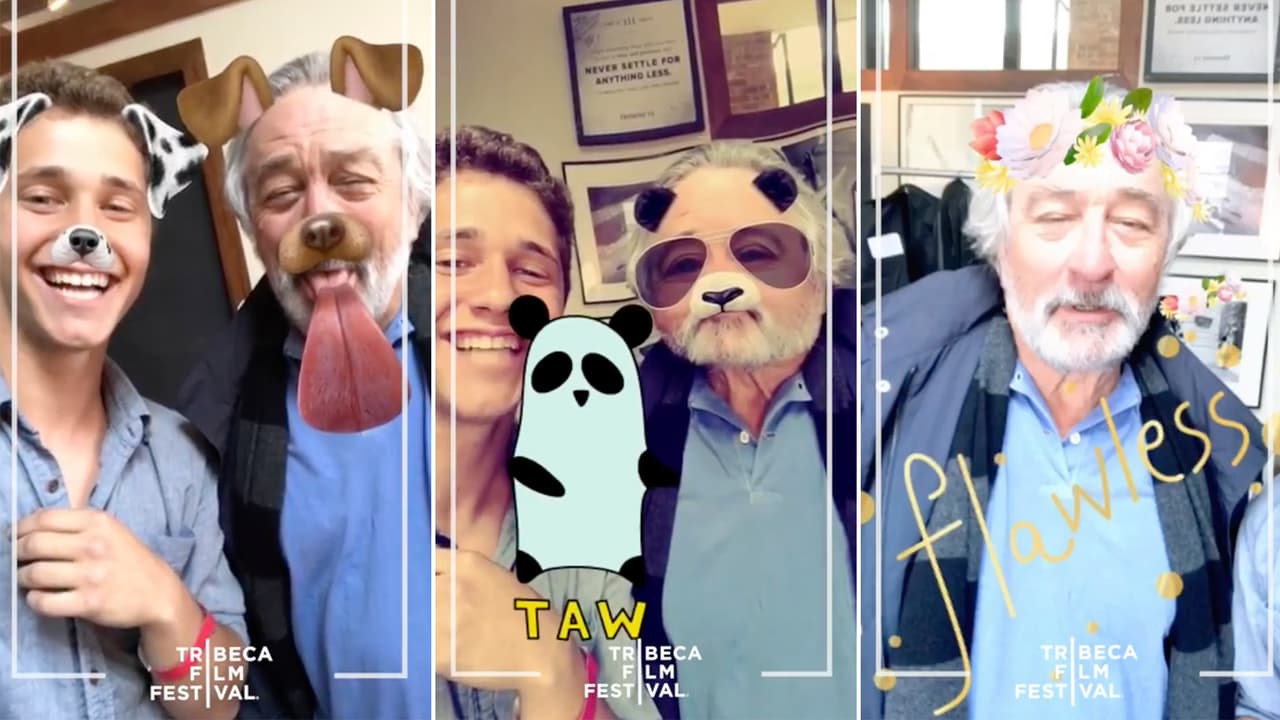Robert De Niro y su divertido debut en Snapchat