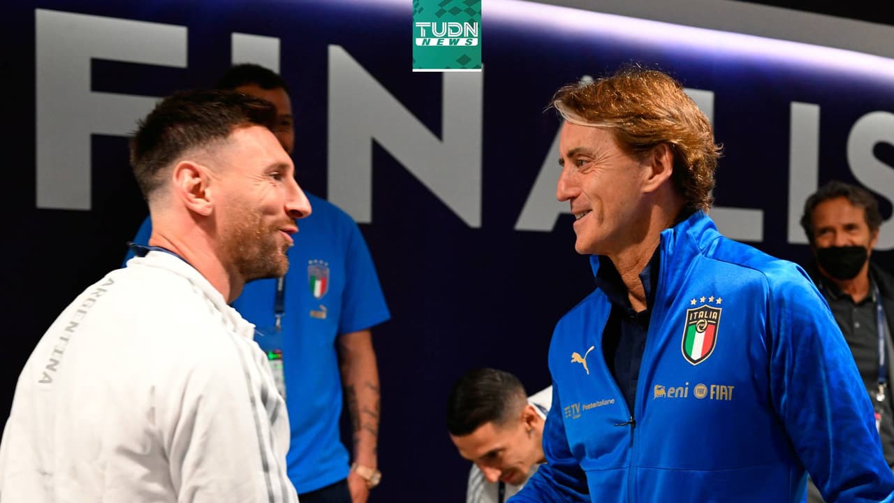Roberto Mancini, técnico de Italia, compara a Messi con Maradona y señala: "Es el mejor"