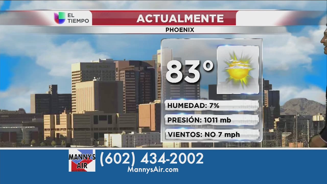 Inicio de semana con altas temperaturas