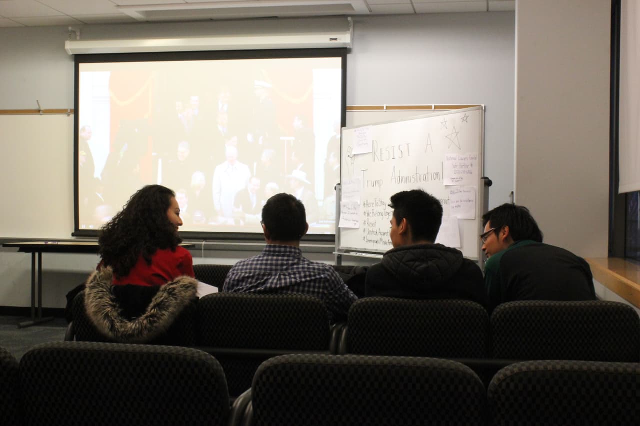 Así reaccionaron unos dreamers de CUNY a la inauguración del presidente Donald Trump