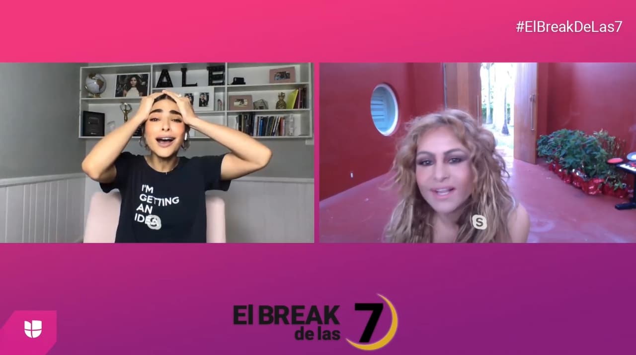 También contó algo inesperado que mantenía a los fans en completa expectativa sobre 
<b>su gira junto a Alejandra Guzmán.</b> "
<b><a href="https://www.univision.com/famosos/paulina-rubio-confirma-que-no-habra-gira-con-alejandra-guzman-y-explica-por-que-video">No se va a hacer</a></b>, había algunos planes, no puedo hablar mucho del tema la verdad, esta chava está bien 'loquis'. No te puedo decir más que no se va a hacer, pero espero hacer una colaboración con una gira mundial con alguien súper fuerte, espontáneo, me gustaría que fuera con una mujer", declaración con la que rompió el corazón de Alejandra Espinoza, quien también quería verlas en el escenario.