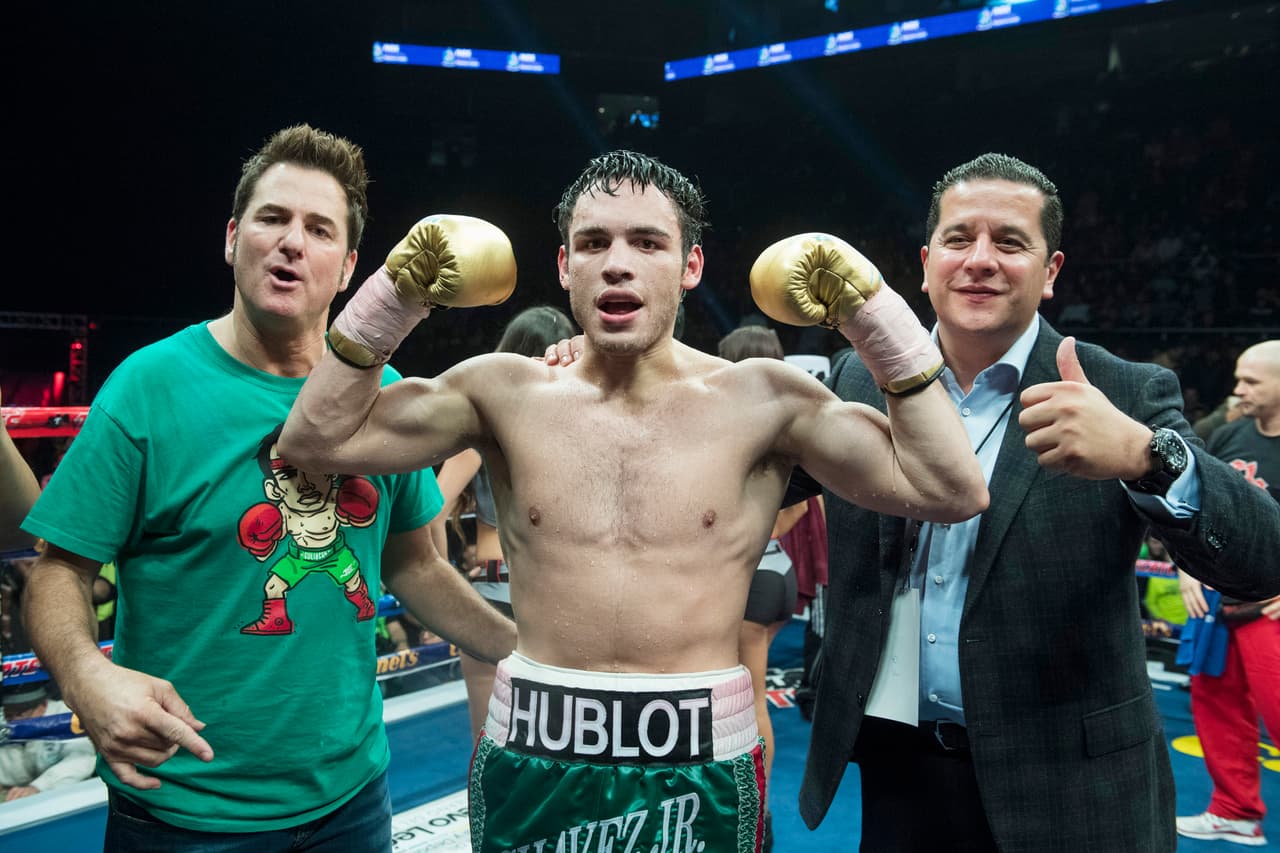 La pelea más reciente de Julio César Chávez Jr. fue el pasado 10 de diciembre ante el alemán Dominik Britsch.