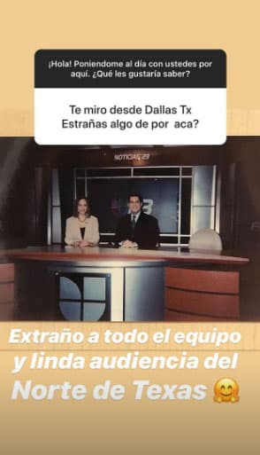 Satcha conquistó al público de Dallas a principio de su carrera como periodista, los seguidores de Texas despertaron la nostalgia en nuestra conductora.