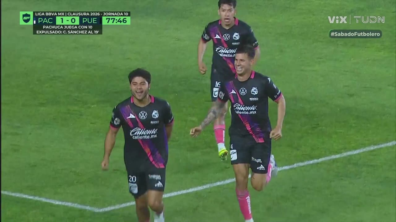 ¡Puebla responde! Pachuca le anota a los Tuzos