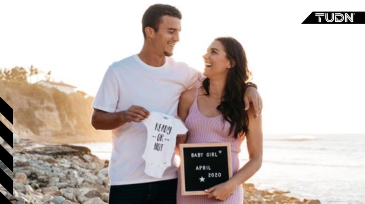 ¡El gol de su vida! Alex Morgan y Servando Carrasco serán papás