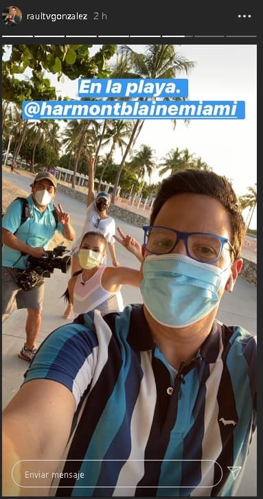 Las cámaras de Despierta América los acompañaron en esta aventura y desde ahí transmitieron en vivo.