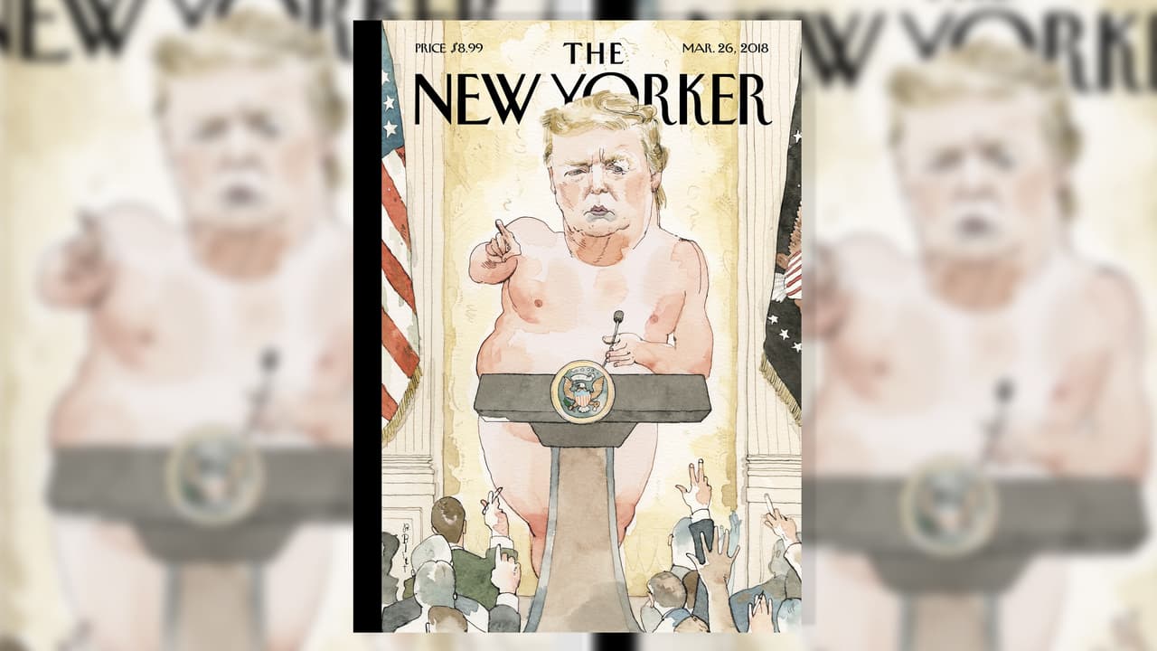 Trump desnudo: así ilustra The New Yorker al presidente en su próxima portada