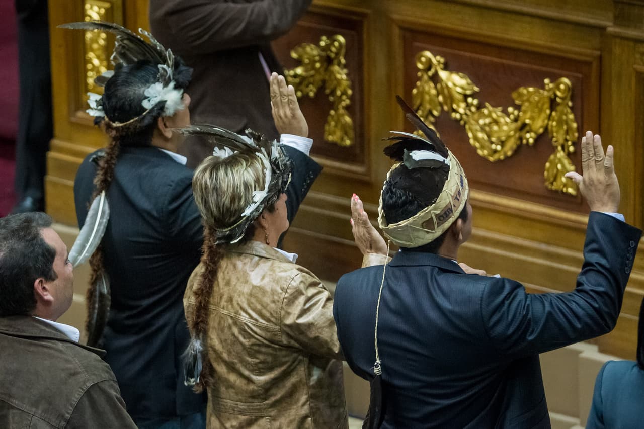 Los tres asambleístas opositores de Amazonas juraron sus cargos el miércoles pasado.
