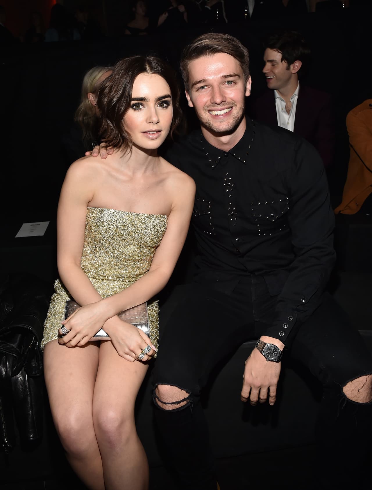 Lily Collins y Patrick Schwarzenegger