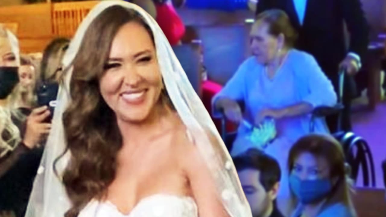 Tanya y Sebastián se juraron amor eterno ante la presencia de la mamá de ella, quien padece Alzheimer