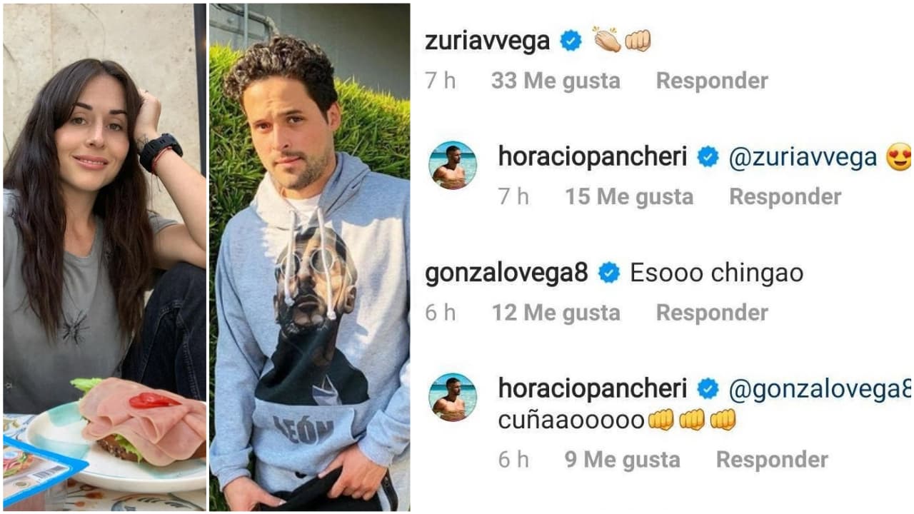 Amigos y seguidores no tardaron en aplaudir el resultado y disciplina del actor argentino, pero sobresalieron dos comentarios: los de sus 
<b>cuñados Zuria y Gonzalo Vega.</b>
<br>