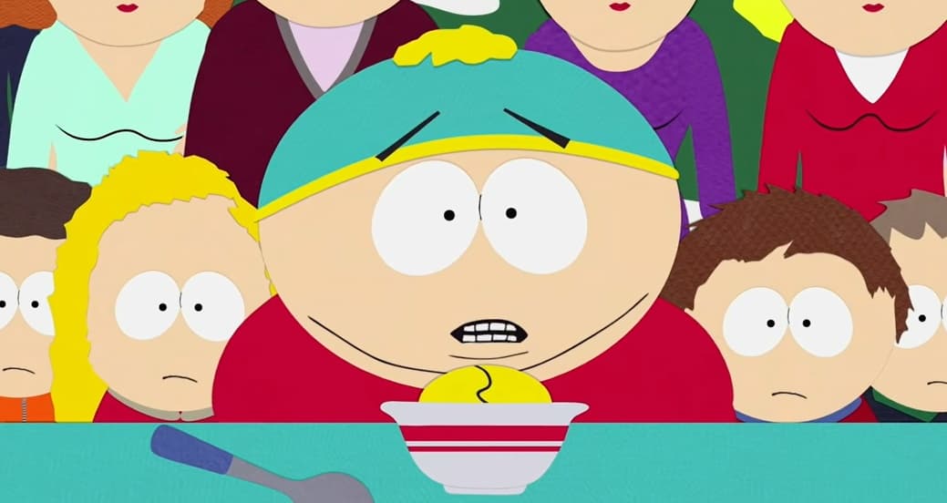 <b>Eric Cartman </b>
<br>Eric Cartman es el alma de 'South Park', su crueldad, extraño sentido del humor e indiferencia por los sentimientos de los demás lo hicieron muy popular entre los fans.
<br>