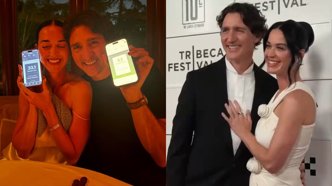 Katy Perry y Justin Trudeau desfilan alfombra como pareja por primera vez