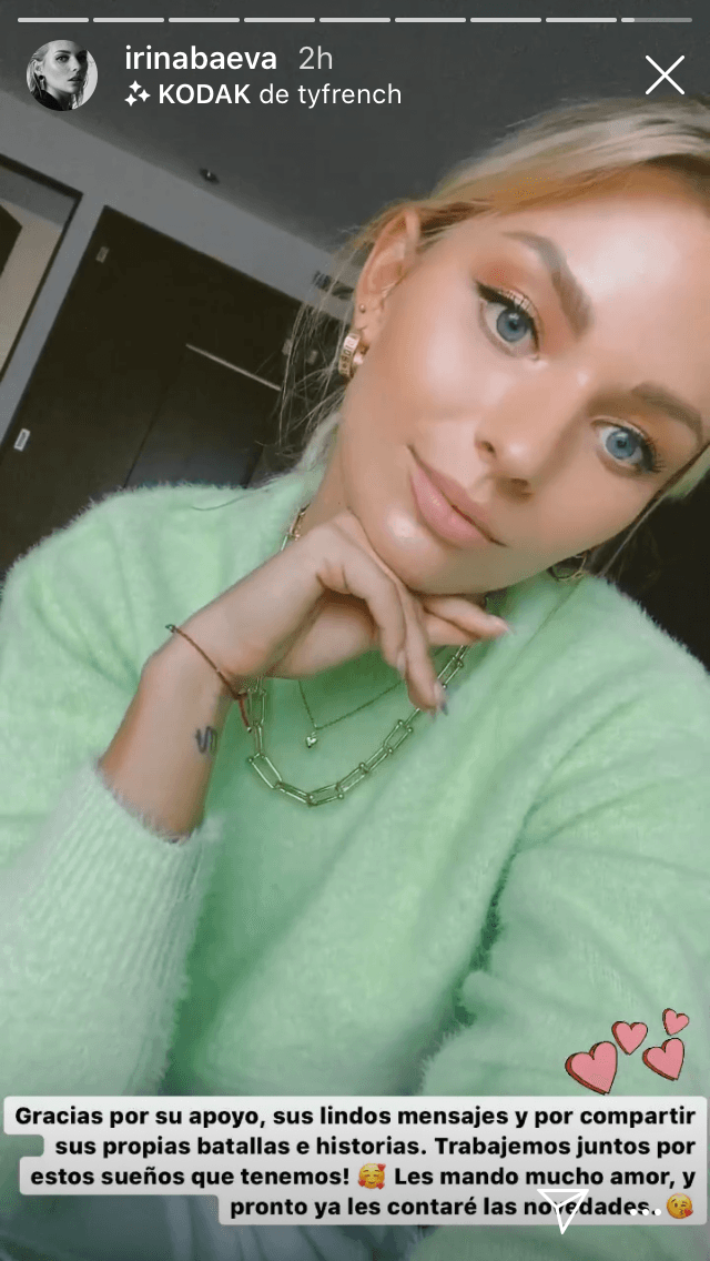 "Gracias por su apoyo, sus lindos mensajes y por compartir sus propias batallas e historias", escribió más tarde, "¡trabajemos juntos por esos sueños que tenemos!".
<br>