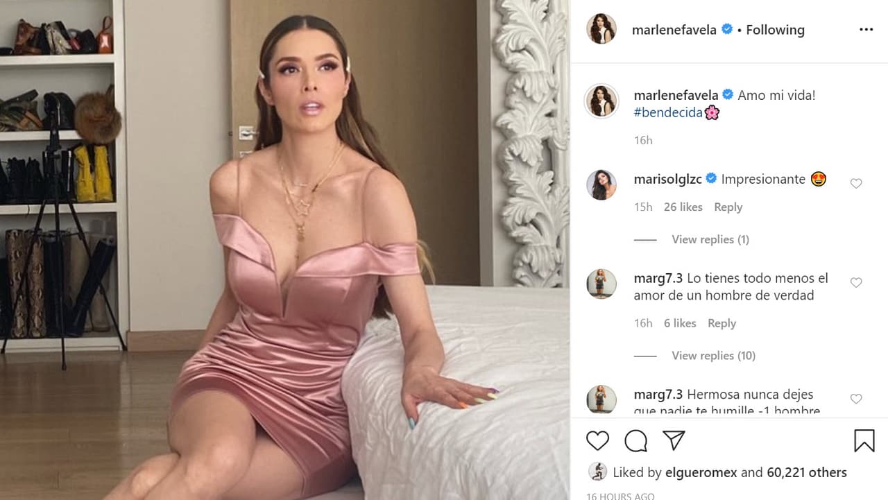 "¡Amo mi vida!", escribió y agregó la etiqueta '#bendecida'. 
<b><a href="https://www.instagram.com/p/CBHXSm8AdZB/" target="_blank">En esa foto</a></b> tampoco hubo respuesta por parte de su esposo. 
<br>