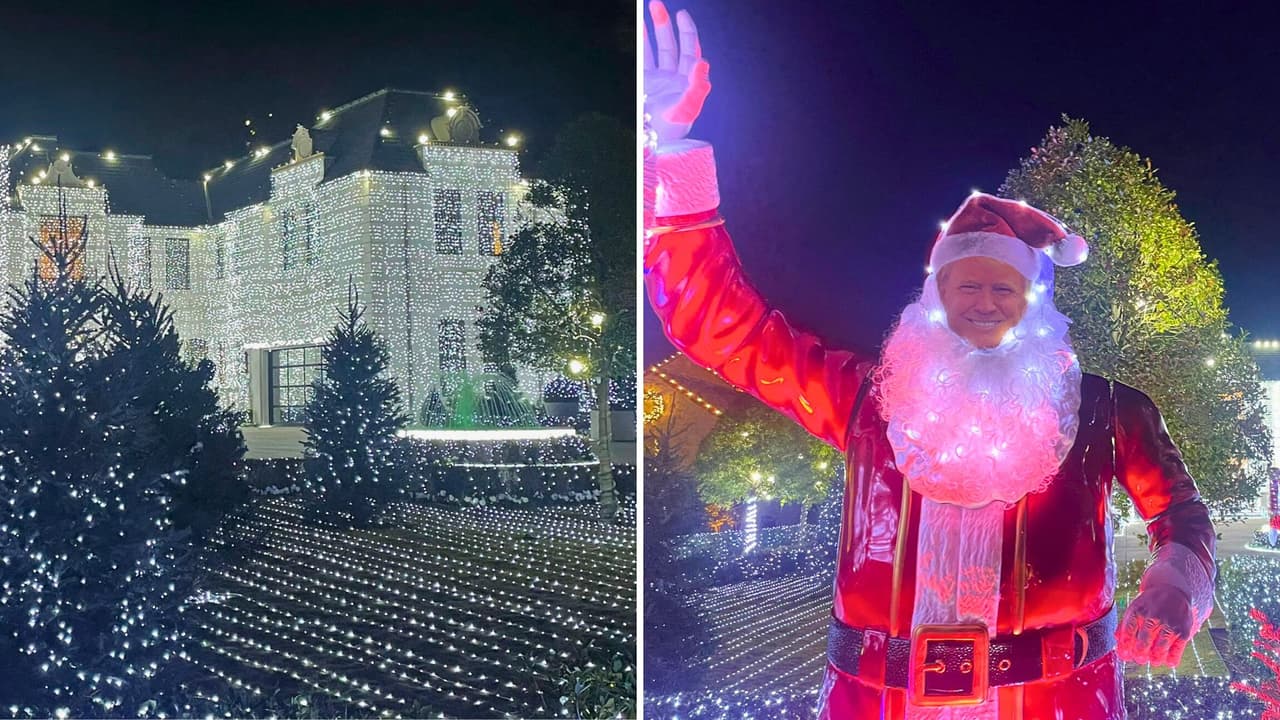 <b>En video 📹 </b>En diciembre de 2024, esta casa en 6215 Deloache Ave. se volvió viral por su espectáculo navideño: miles de luces, un Santa con traje de Trump y un trineo visible desde cuadras de distancia. El montaje atrajo multitudes, congestionó calles y encendió un debate que hoy llega al Ayuntamiento de Dallas.