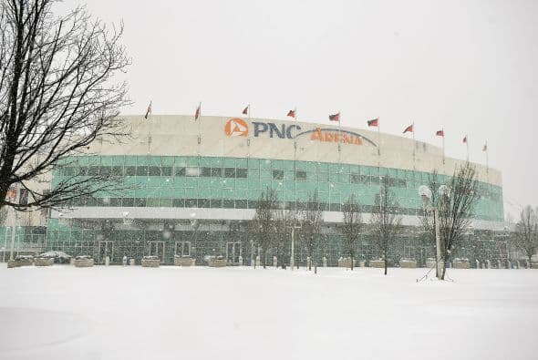 Una panorámica pocas veces vista del PNC Arena de Raleigh, en Carolina del Norte.