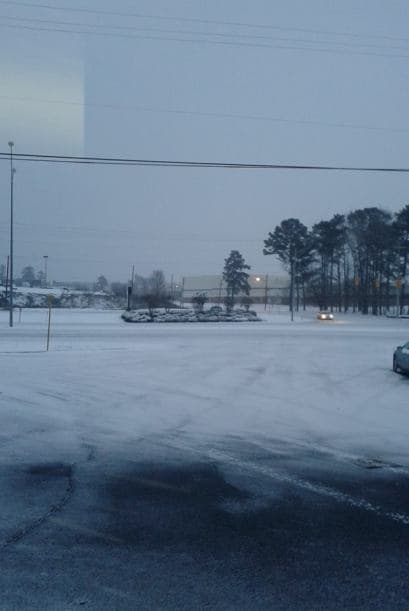 Desde Alabama, Byron Tista comparte este hermoso panorama nevado.