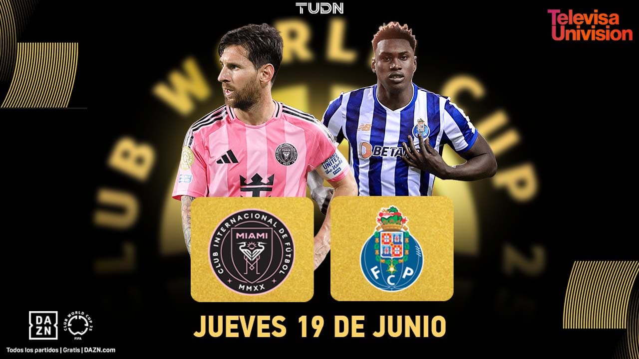 ¡Por un triunfo! Así puedes ver el Inter Miami vs. Porto del Mundial de Clubes