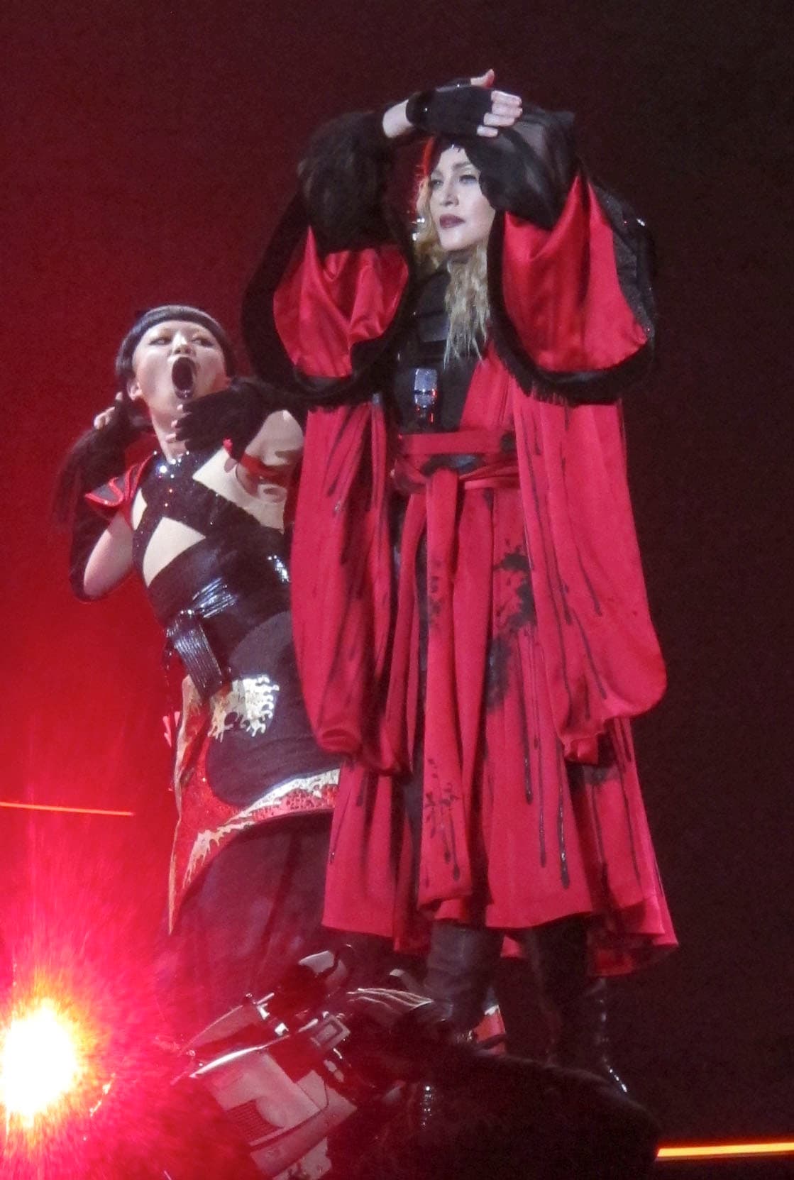 Las prendas que utilizó eran de Gucci.