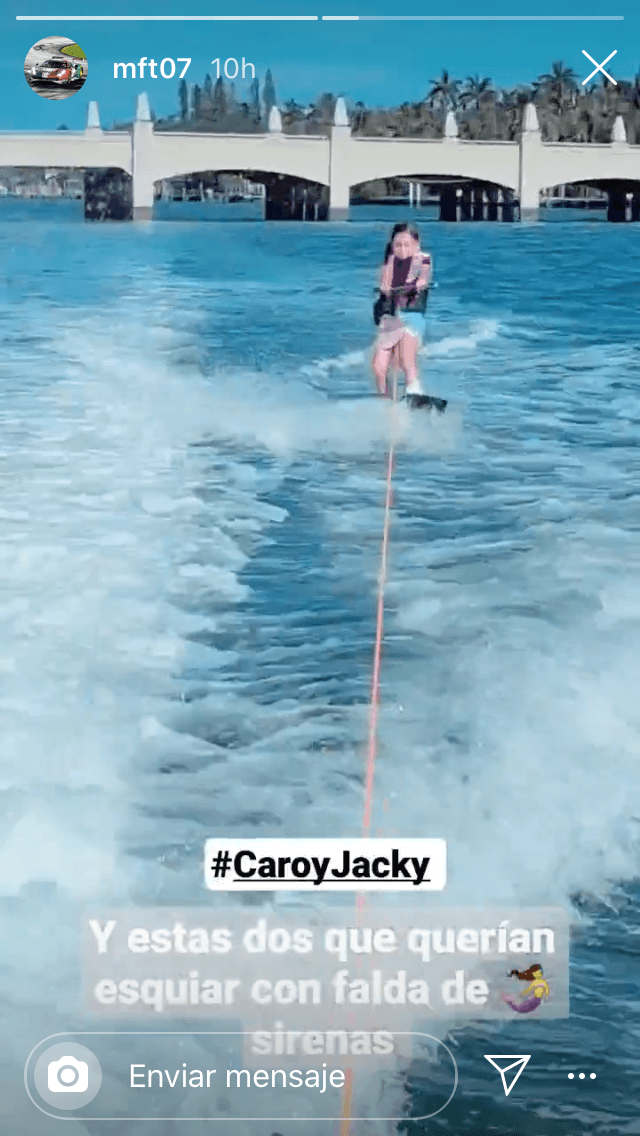 "Yo me encargo de las tareas físicas y ella se encarga de las tareas", agregó. 
<br>