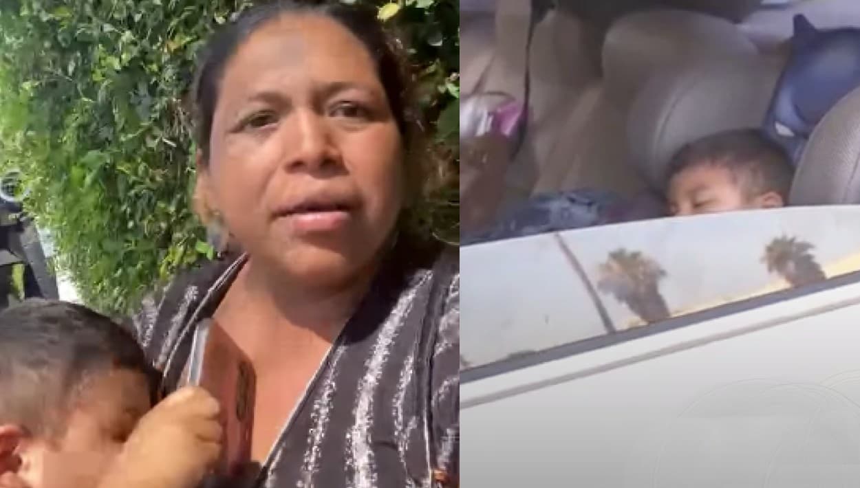 Familia inmigrante de Guatemala vive en auto prestado en Los Ángeles, desde que les robaron todo