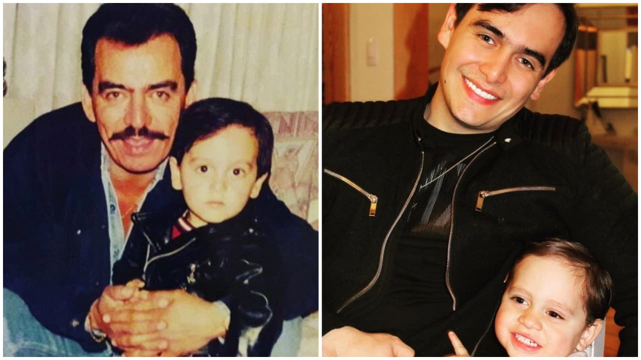 Julián Figueroa y su hijo José Julián: estas fotos prueban que eran idénticos