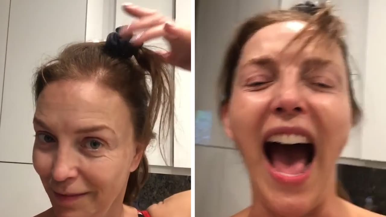 Laura Flores presume el peinado que su hijo Patricio le diseñó para su “próxima telenovela: La cola del burro”