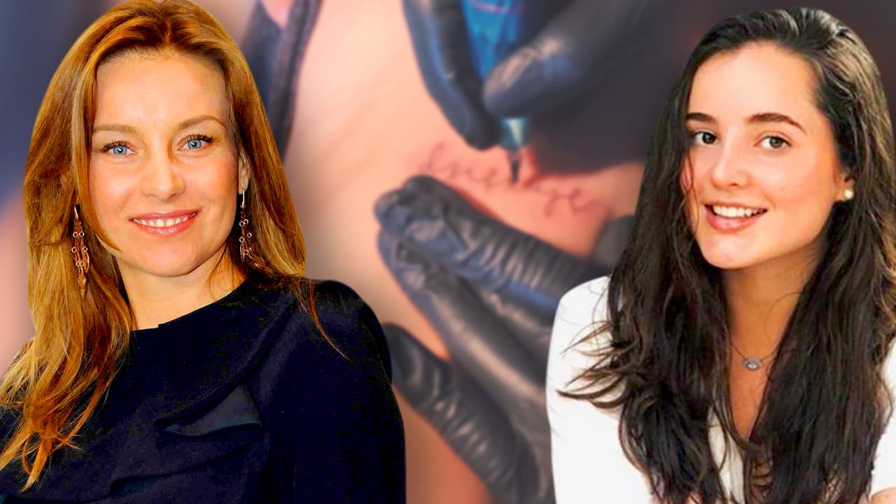 Dominika Paleta llevó a su hija a tatuarse, no sin antes hacerle una petición