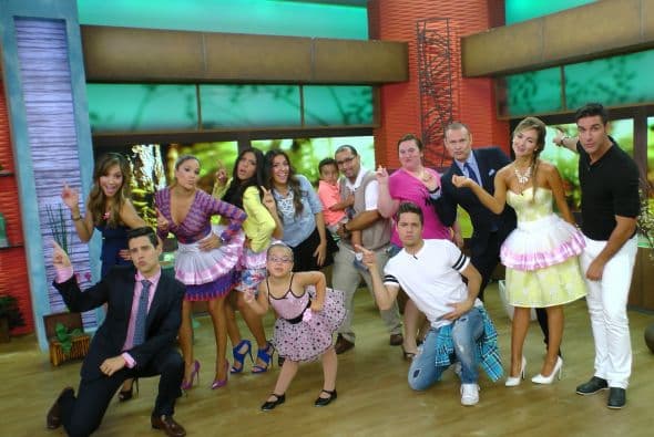 Y no sólo la imitaron en el baile, sino también en su famosa pose.