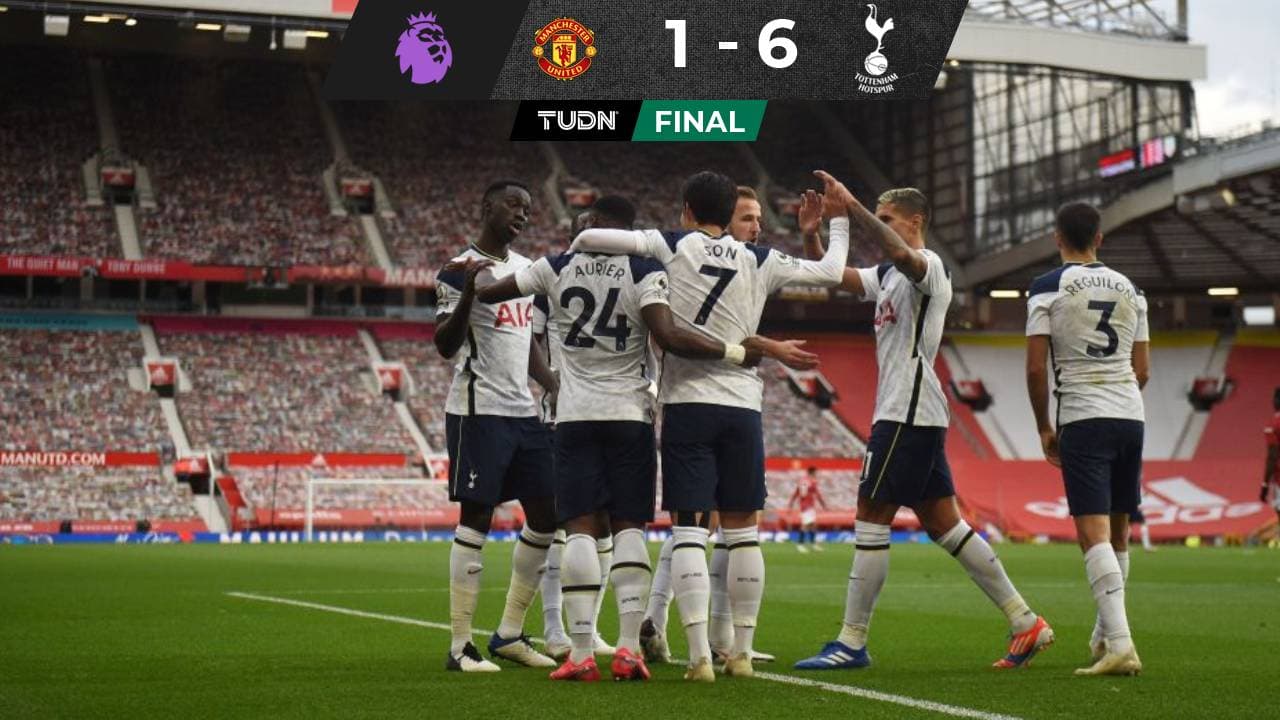 Goleada histórica del Tottenham sobre el United en Old Trafford