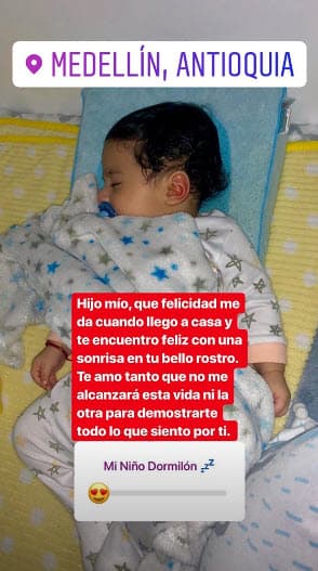 Aunque Jean Piero no deja de demostrar que la tristeza es grande, son abundantes también sus publicaciones donde deja ver lo feliz que es con su hijo.