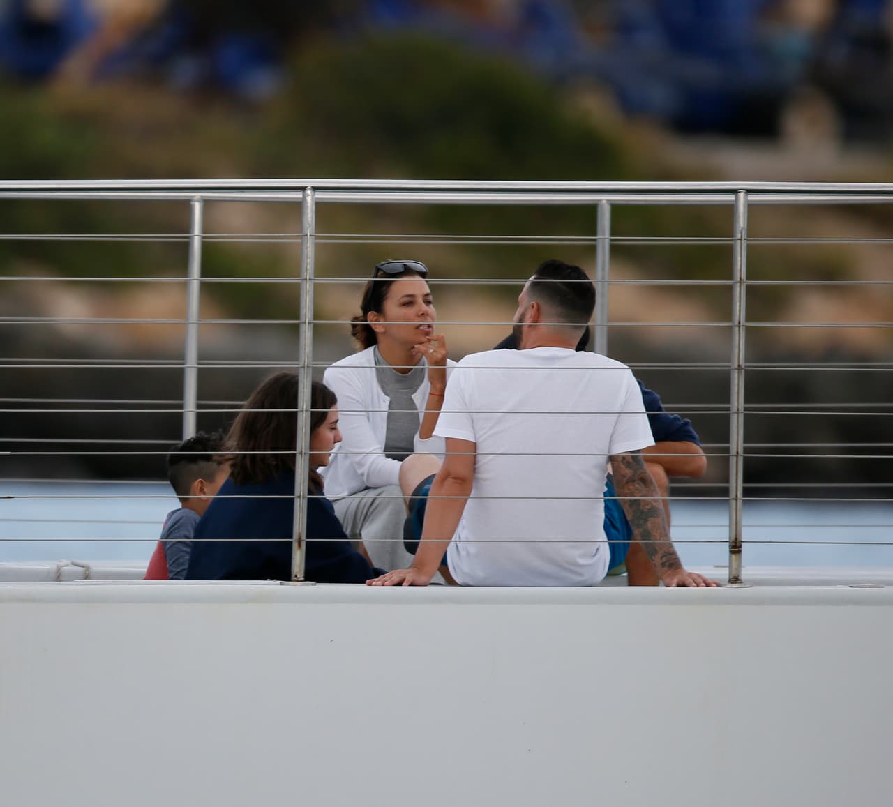 Estas vacaciones, en familia, podrían culminar con el anuncio de que Eva Longoria será madre este año.