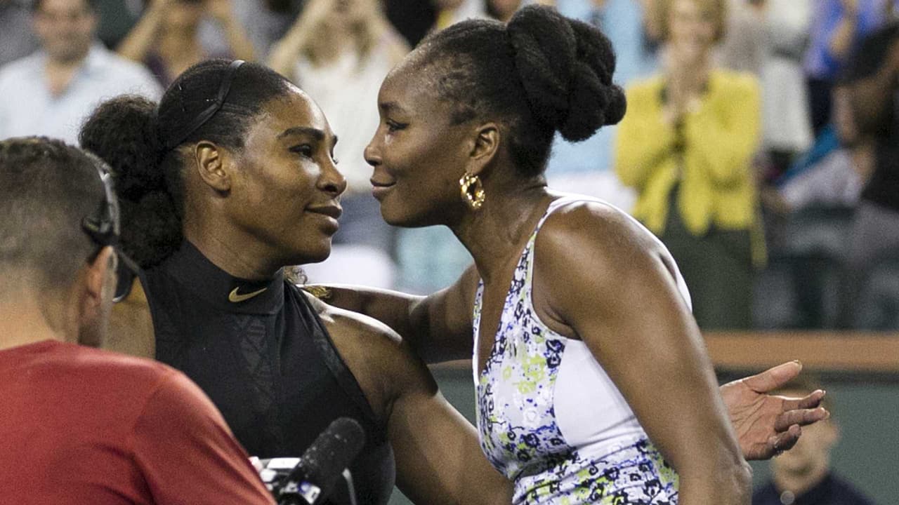 Entre las dos hermanas Williams suman 30 títulos de Grand Slam, 23 de ellos por parte de Serena (izq.)