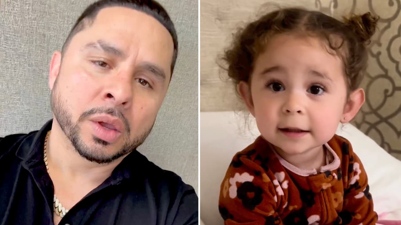 Larry Hernández 'soborna' a su bebé para que ya no haga esta travesura, ¿cumplirá su promesa?