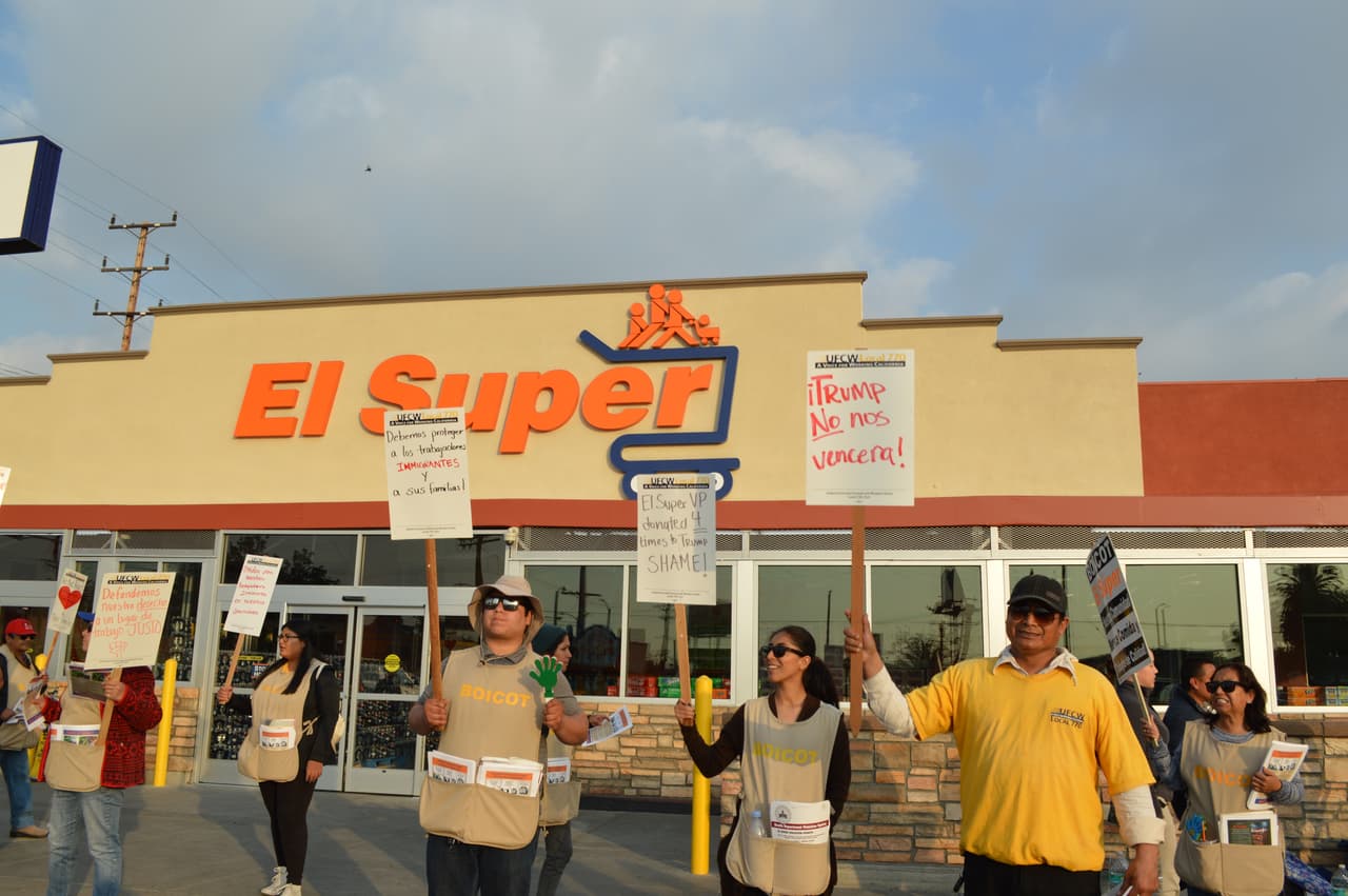 "Trump no nos vencerá", decían las consignas.