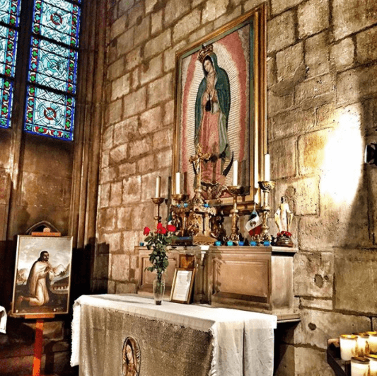 Y compartió esta bella imagen de la Virgen de Guadalupe pidiendo que "agradezcamos todas y cada una de nuestras bendiciones y no olvidemos decirle a nuestros seres queridos lo mucho que significan en nuestras vidas".