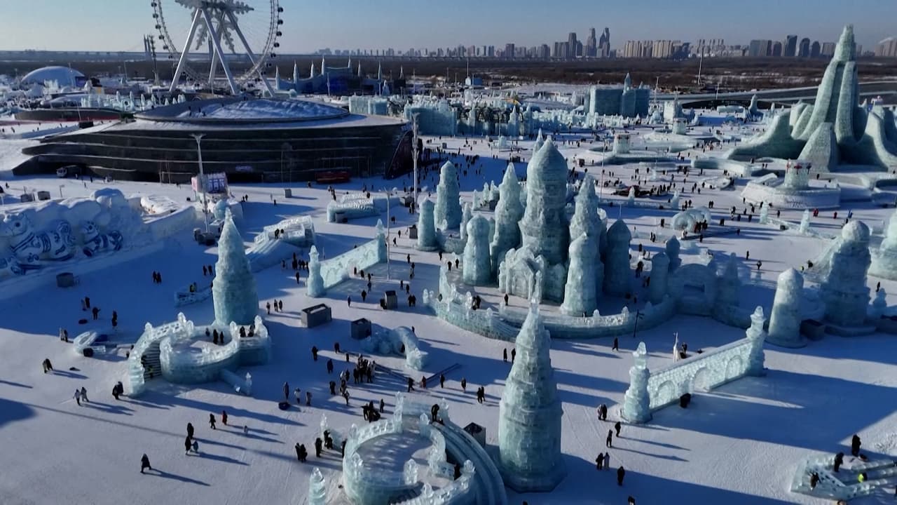 Arte congelado: las increíbles esculturas del festival Mundo de Hielo y Nieve de Harbin