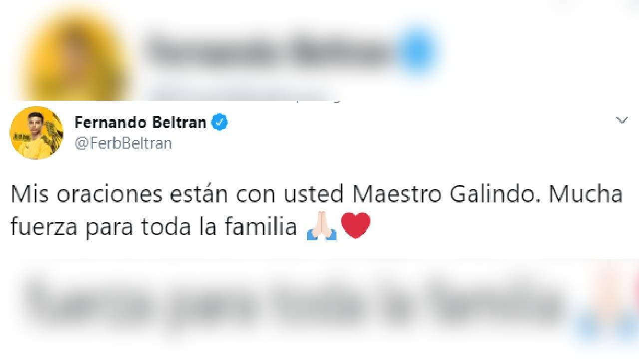 Así reaccionó el mundo del futbol ante la reciente hospitalización de ‘El Maestro’, Benjamín Galindo.