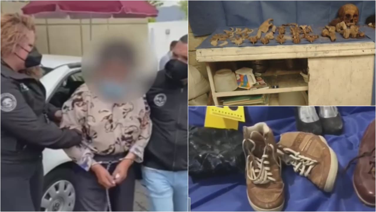 <b>Hallan decenas de restos humanos en casa de presunto caníbal y asesino en serie en México.</b>
<br>
<br>En la vivienda de Andrés 'N' encontraron ropa de mujer, zapatos de diferentes tallas y varios documentos de identificación de las posibles víctimas. El sujeto, de 72 años, fue arrestado. 
<b><a href="https://www.univision.com/noticias/america-latina/asesino-estado-mexico-feminicidio-canibalismo" target="_blank">Más información aquí</a></b>.