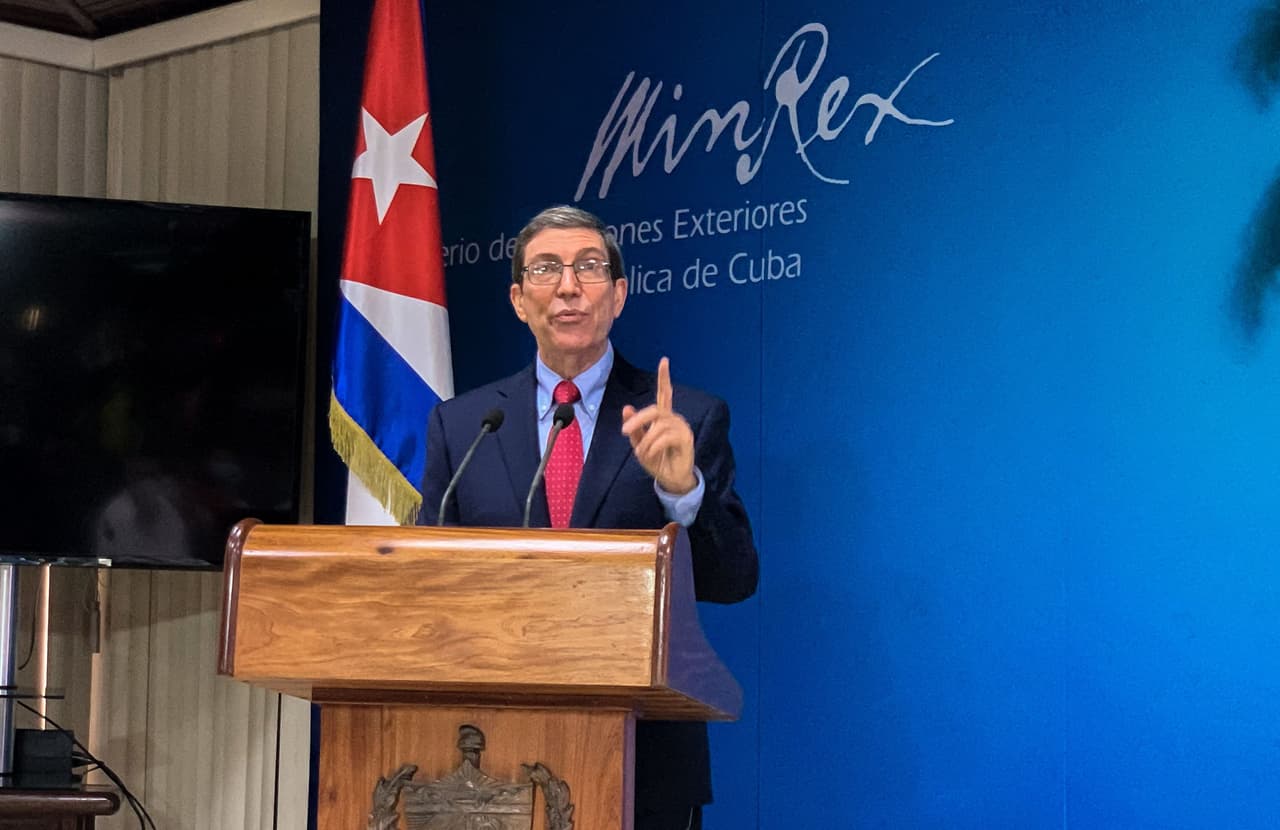 En medio de las protestas canciller cubano reclama a Biden modificar el bloqueo y culpa a EEUU de la crisis en la isla