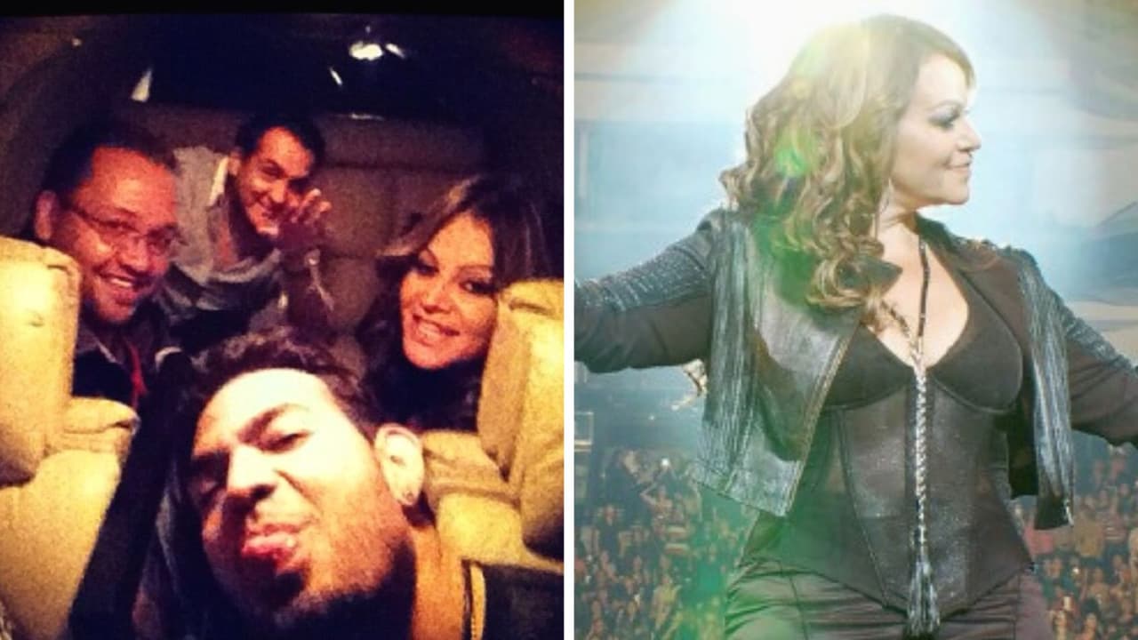 Ambas fotos fueron publicadas para homenajear a Jenni Rivera en el décimo aniversario de su muerte