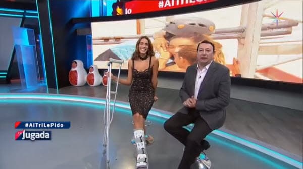 Aunque necesita estar en reposo por un tiempo, ha estado como invitada en algunos programas de Televisa.