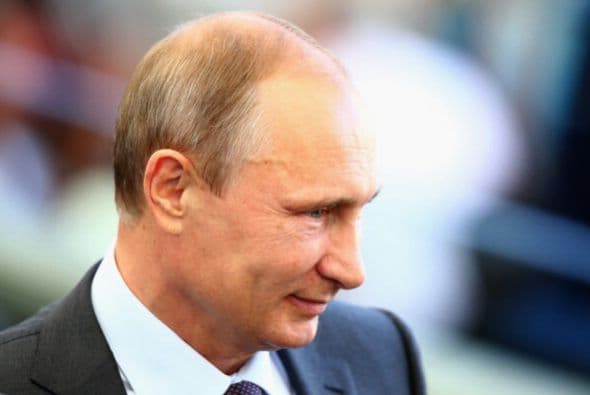 El presidente ruso Vladimir Putin se hizo un tiempo para disfrutar del cierre del Mundial de Fútbol.