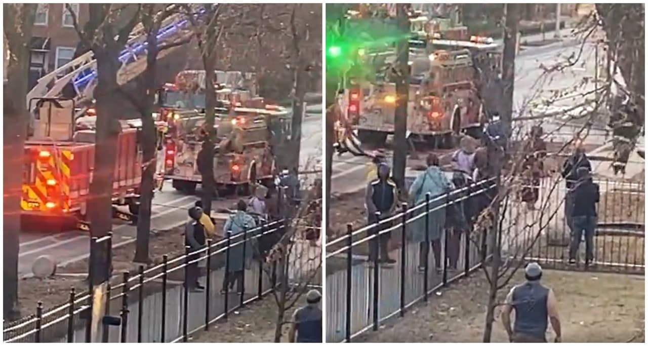 El fuego afectó gran parte del edificio, y en algunos otros apartamentos la potencia del agua que también destrozó parte de ellos.