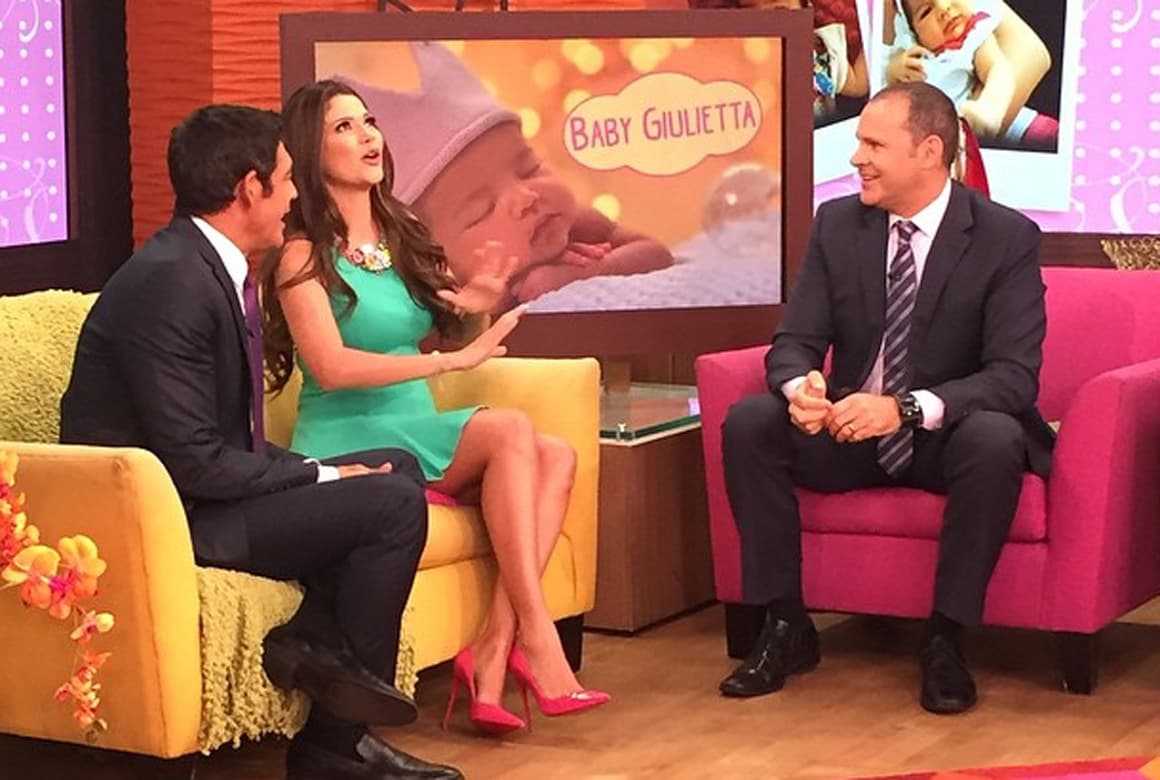 Ana no podía dejar de hablar de lo feliz que se siente de ser mamá.